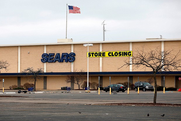 A Sears store that is going out of business in Livonia, Michigan on March 26, 2020.
Credit: Jeff Kowalsky/AFP/Getty Images