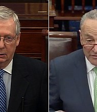 Senate Majority Leader Mitch McConnell on Tuesday blocked an effort to quickly pass a measure to increase direct stimulus payments from $600 to $2,000, though the legislation could be voted on at a later time or date if McConnell so chooses.
Credit:	Senate TV