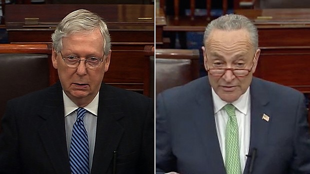 Senate Majority Leader Mitch McConnell on Tuesday blocked an effort to quickly pass a measure to increase direct stimulus payments from $600 to $2,000, though the legislation could be voted on at a later time or date if McConnell so chooses.
Credit:	Senate TV
