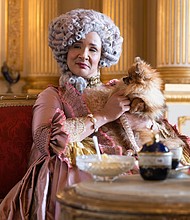 Golda Rosheuvel as Queen Charlotte in an episode of "Bridgerton."
Credit: LIAM DANIEL/NETFLIX