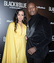 Samantha Gibson and Tyrese Gibson attend Screen Gems Hosts A Special Screening Of "Black And Blue" at Regal E-Walk on October 21, 2019, in New York City.
Credit:	Paul Bruinooge/Patrick McMullan/Getty Images