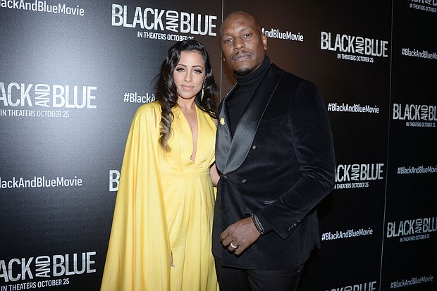 Samantha Gibson and Tyrese Gibson attend Screen Gems Hosts A Special Screening Of "Black And Blue" at Regal E-Walk on October 21, 2019, in New York City.
Credit: Paul Bruinooge/Patrick McMullan/Getty Images