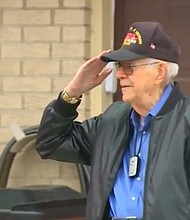 John Brown, a U.S. veteran who served in three wars was in for quite the birthday surprise.
Credit:	WLWT