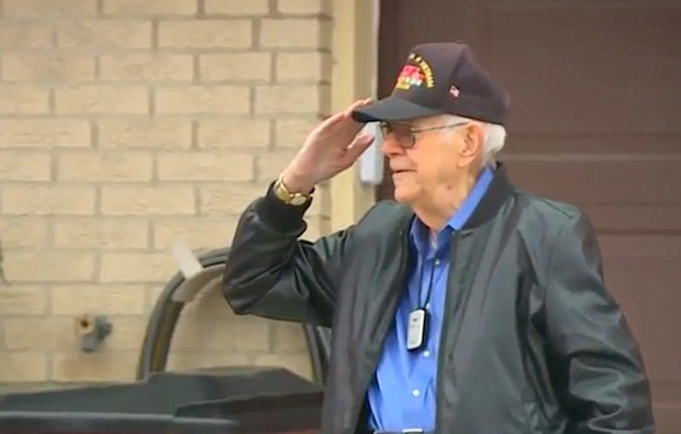 John Brown, a U.S. veteran who served in three wars was in for quite the birthday surprise.
Credit:	WLWT