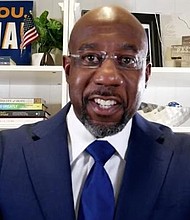 Rev. Raphael Warnock, the senior pastor of Ebenezer Baptist Church in Atlanta, was elected on Tuesday to be the first black senator from Georgia, CNN projected early Wednesday morning.
Credit:	Warnock Campaign