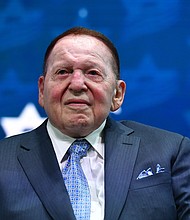 Republican kingmaker and casino magnate Sheldon Adelson, seen here in 2019, has died at 87.
Credit: Mandel Ngan/AFP/Getty Images