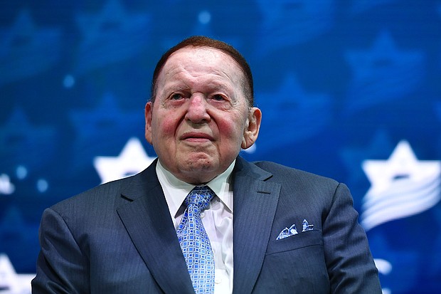 Republican kingmaker and casino magnate Sheldon Adelson, seen here in 2019, has died at 87.
Credit:	Mandel Ngan/AFP/Getty Images