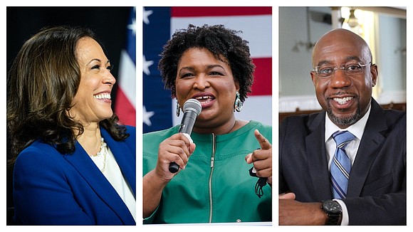 The wins of Howard University alum/Vice President-elect Kamala Harris, Morehouse College alum U.S. Senator-elect Rev. Raphael Warnock and help from ... The wins of Howard University alum/Vice President-elect Kamala Harris, Morehouse College alum U.S. Senator-elect Rev. Raphael Warnock and help from ...