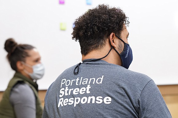Trained health care professionals who are not members of law enforcement have started to assist people in Portland as part ... Trained health care professionals who are not members of law enforcement have started to assist people in Portland as part ...