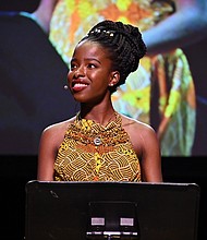 Amanda Gorman is a young poet that is part of the Biden-Harris inauguration. This file image shows Gorman speaking on stage on November 04, 2019 in New York City.
Credit: Astrid Stawiarz/Getty Images for Together Live