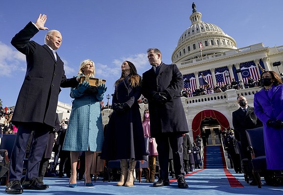Joe Biden became the 46th president of the United States on Wednesday, declaring that “democracy has prevailed” as he took ... Joe Biden became the 46th president of the United States on Wednesday, declaring that “democracy has prevailed” as he took ...