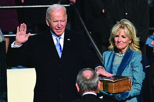 President Joe Biden was sworn in as the 46th president of the United States Wednesday, ushering in a new era ... President Joe Biden was sworn in as the 46th president of the United States Wednesday, ushering in a new era ...