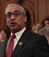 Rep. Bobby Scott, a Virginia Democrat, speaks during a news conference at the US Capitol in January 2019.
Credit:	Alex Wong/Getty Images