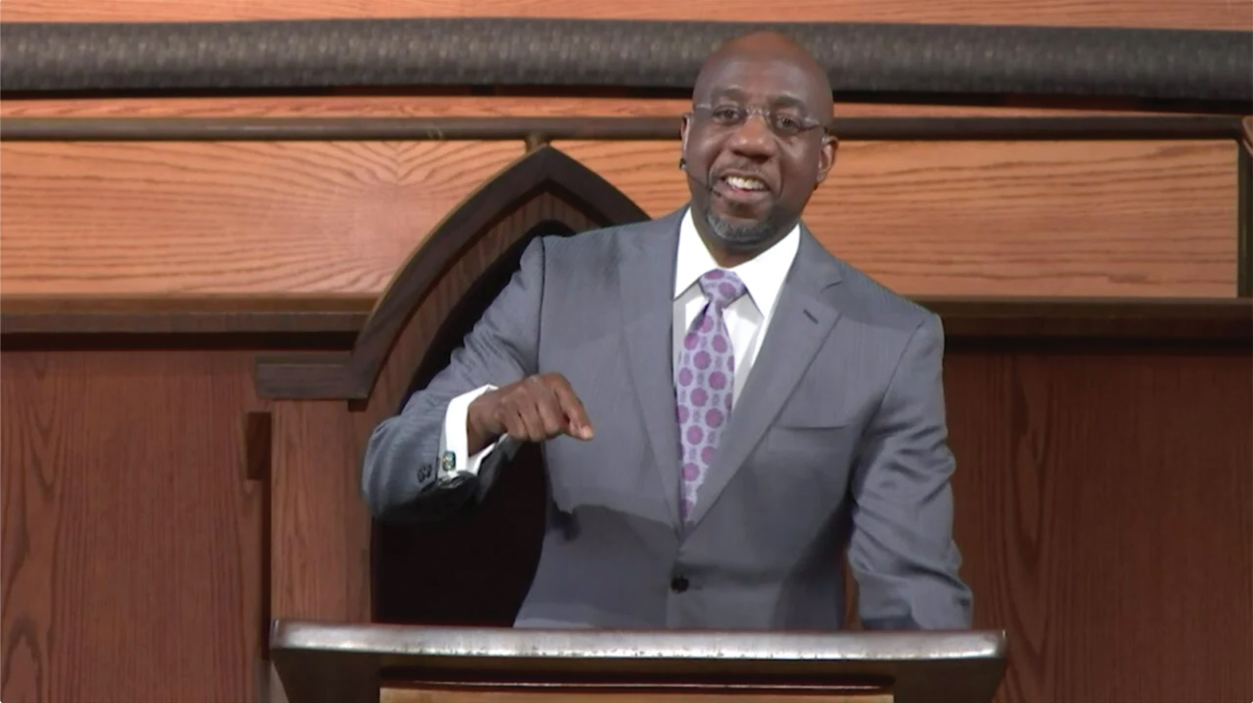 Rev. Raphael Warnock, now US senator, said he heard 'echoes of the spirit' in swearing-in