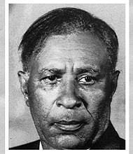 Garrett Morgan patented the three position traffic signal. He also invented other products, including a hair-straightener for African Americans.
Credit:	Associated Press