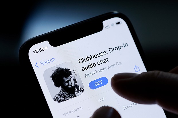 The invitation-only audio-chat social networking app clubhouse is pictured on a smartphone on January 26, 2021 in Berlin, Germany.
Credit:	Thomas Trutschel/Photothek/Getty Images