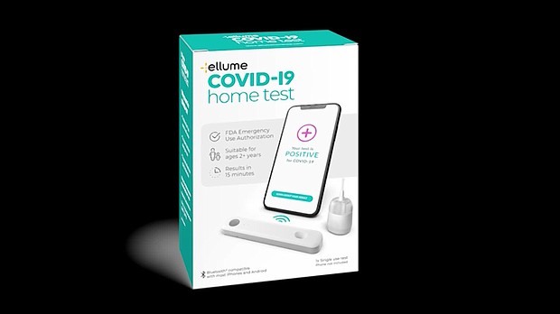 The US government awarded $231.8 million to Ellume USA to increase production of its at-home Covid-19 tests for the United States.
Credit:	Ellume