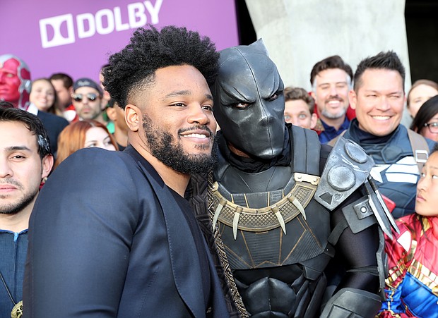 Ryan Coogler (L), here attending the Los Angeles World Premiere of Marvel Studios' "Avengers: Endgame" on April 23, 2019 in Los Angeles, California, is taking "Black Panther" fans back to Wakanda in a new TV series for Disney+.
Credit:	Rich Polk/Getty Images for Disney