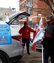 Supporters of the Chicago Teachers Union prepare for a car caravan on January 30.
Credit:	Eilee T. Meslar/Reuters
Dateline:	CHICAGO, IL, UNITED STATES