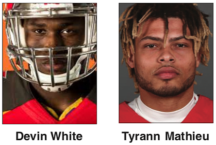 If Tom Brady and Patrick Mahomes are the rocket launchers for Super Bowl LV, then Devin White and Tyrann Mathieu ...