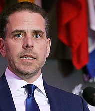 World Food Program USA Board Chairman Hunter Biden speaks at the World Food Program USA's Annual McGovern-Dole Leadership Award Ceremony at Organization of American States on April 12, 2016 in Washington, DC.
Credit:	Paul Morigi/Getty Images for World Food Program USA