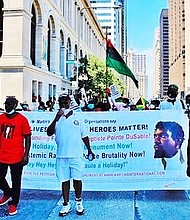 Black Heroes Matter, a coalition of more than 80 organizations and businesses, want to get more recognition for Haitian settler, Jean Baptiste Point du Sable, who is recognized as the founding father of Chicago. Photos provided by Ephraim Martin