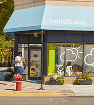 – Hello Baby, located at 600 E. 61st St., is designed to allow children, from birth to three-years- old, a place to play for free. Photos provided by Debbie Frisch