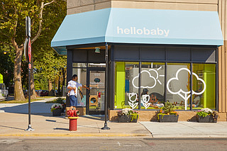 – Hello Baby, located at 600 E. 61st St., is designed to allow children, from birth to three-years- old, a place to play for free. Photos provided by Debbie Frisch