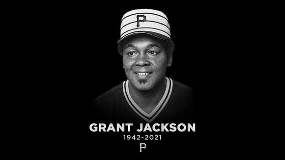 Grant Jackson, a pitcher for the Pittsburgh Pirates’ 1979 “We Are Family” championship team, died Tuesday, Feb. 2, 2021, of ...