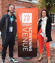 Richmond filmmaker Jai Jamison, left, showcases his sister Courtney, right, in “Slave Cry” to be screened at the 29th Annual Pan African Film & Arts Festival.