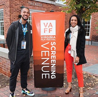 Richmond filmmaker Jai Jamison, left, showcases his sister Courtney, right, in “Slave Cry” to be screened at the 29th Annual Pan African Film & Arts Festival.