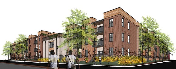 A 67-unit apartment complex targeting lower-income residents is now headed for a long vacant block of Jackson Ward that sits ...