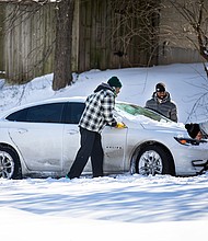 Unprecedented winter storms have blanketed Texas, causing bitter cold temperatures and widespread power outages throughout much of the state.
Credit:	Montinique Monroe/Getty Images North America/Getty Images