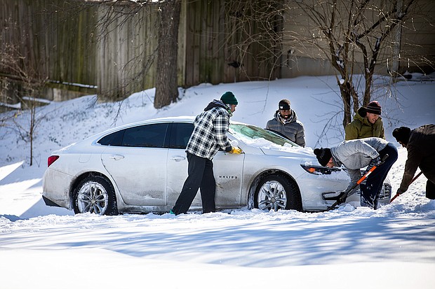 Unprecedented winter storms have blanketed Texas, causing bitter cold temperatures and widespread power outages throughout much of the state.
Credit:	Montinique Monroe/Getty Images North America/Getty Images