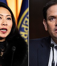 Florida Democratic Rep. Stephanie Murphy is considering a run against Republican Sen. Marco Rubio in 2022.
Credit:	Sipa/Getty Images