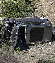The SUV Tiger Woods was driving rolled over multiple times. The crash led to serious leg injuries and a flurry of medical terms most people aren't familiar with.
Credit:	Ringo H.W. Chiu/AP