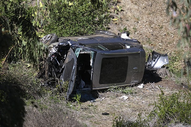 The SUV Tiger Woods was driving rolled over multiple times. The crash led to serious leg injuries and a flurry of medical terms most people aren't familiar with.
Credit:	Ringo H.W. Chiu/AP