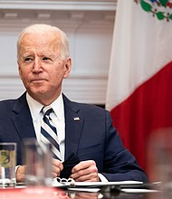 President Joe Biden is expected to announce Tuesday that Merck & Co. will partner with Johnson & Johnson to help manufacture the company's coronavirus vaccine, administration officials familiar with the matter confirmed to CNN.
Credit:	Anna Moneymaker/Pool/Getty Images