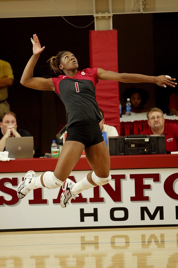 Famous Female Black Volleyball Players Celebrating Excellence On The Court