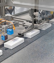 Vials for Covid-19 vaccines are filled at Catalent's manufacturing facility in Bloomington, Indiana
Credit: Catalent