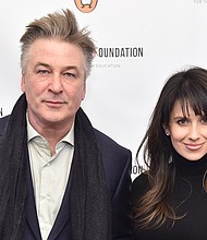 Actor Alec Baldwin commented on Twitter about actress Gillian Anderson actress when spoke with an American accent while accepting the best supporting actress for her role as Margaret Thatcher in the hit Netflix series "The Crown."
Credit:	Michael Loccisano/Getty Images