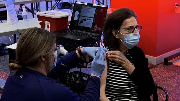 Barbara Schmalenberger is the first person to get the Johnson & Johnson vaccine after it was authorized.
Credit: CNN