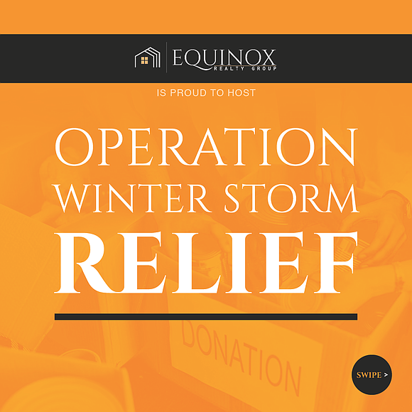 Jay Bradley launches the Winter Storm relief initiative to help Houstonians impacted by the unprecedented Winter Storm event .