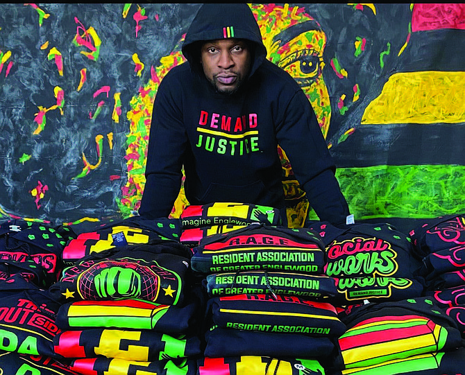 Maxwell Emcays, local artist, collaborated with 26 Black-led organizations on a hoodie project where a portion of the proceeds from the sale of the hoodies went to those organizations. The project was an expansion of Emcay’s Demand Justice project.