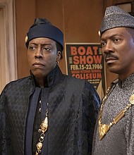 Arsenio Hall (left) and Eddie Murphy in 'Coming 2 America'
Credit:	Courtesy of Amazon Studios