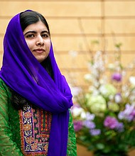 Nobel laureate and activist Malala Yousafzai is teaming up with Apple TV+ to bring empowering content to the streaming platform.
Credit:	Franck Robichon/AFP/Getty Images