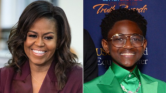 Michelle Obama on Thursday held a virtual meeting with the teenage daughter of Dwayne Wade, Zaya Wade.