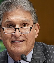 Sen Joe Manchin was urged by President Biden to do what he thought was right -- in essence to vote his conscience on the Covid relief bill. Manchin is pictured here on Capitol Hill January 27, 2021 in Washington, DC.
Credit:	Pool/Getty Images North America/Getty Images