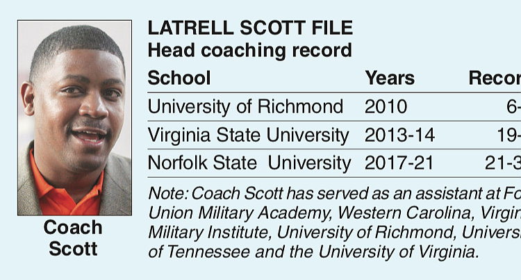 Coach Latrell Scott Leaves Nsu For East Carolina Richmond Free Press Serving The African American Community In Richmond Va