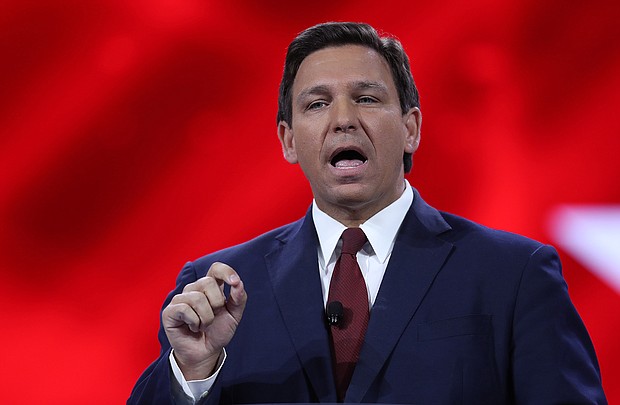 After a year of criticism by health experts, mockery from comedians and blistering critiques from political rivals, Florida Gov. Ron DeSantis is standing unabashedly tall among the nation's governors on the front lines of the coronavirus fight.
Credit:	Joe Raedle/Getty Images